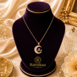 Ratnikaa Rose Gold Moon Swan Pendant Necklace for Women | Crystal Crescent Moon Necklace with Swan Charm | Delicate Chain Necklace | Waterproof Tarnish-Free - Image 5
