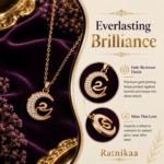 Ratnikaa Rose Gold Moon Swan Pendant Necklace for Women | Crystal Crescent Moon Necklace with Swan Charm | Delicate Chain Necklace | Waterproof Tarnish-Free - Image 2
