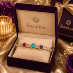 Ratnikaaa Luxury Multicolor Crystal Bracelet for Women | Anti-Tarnish Gold-Plated Bracelet with AAA+ CZ Stones | Adjustable Tennis Bracelet | Elegant Gift for Girls & Women - Image 7