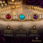 Ratnikaaa Luxury Multicolor Crystal Bracelet for Women | Anti-Tarnish Gold-Plated Bracelet with AAA+ CZ Stones | Adjustable Tennis Bracelet | Elegant Gift for Girls & Women - Image 4