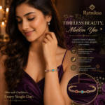 Ratnikaaa Luxury Multicolor Crystal Bracelet for Women | Anti-Tarnish Gold-Plated Bracelet with AAA+ CZ Stones | Adjustable Tennis Bracelet | Elegant Gift for Girls & Women - Image 3