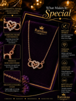 Rose Gold Heart & Infinity Pendant Necklace for Women | Sparkling Crystal Heart Design, Elegant Lightweight Chain, Tarnish-Resistant Finish - Image 5